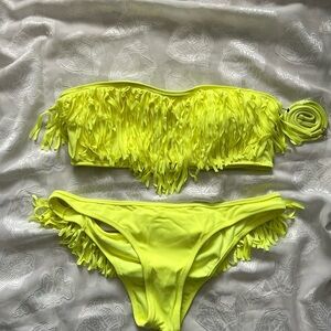 New, never wear, Victoria’s Secret, size M. Fringe